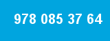 978 085 37 64 978 085 37 64